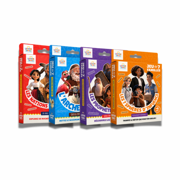 Pack jeu 7 Familles chrétien